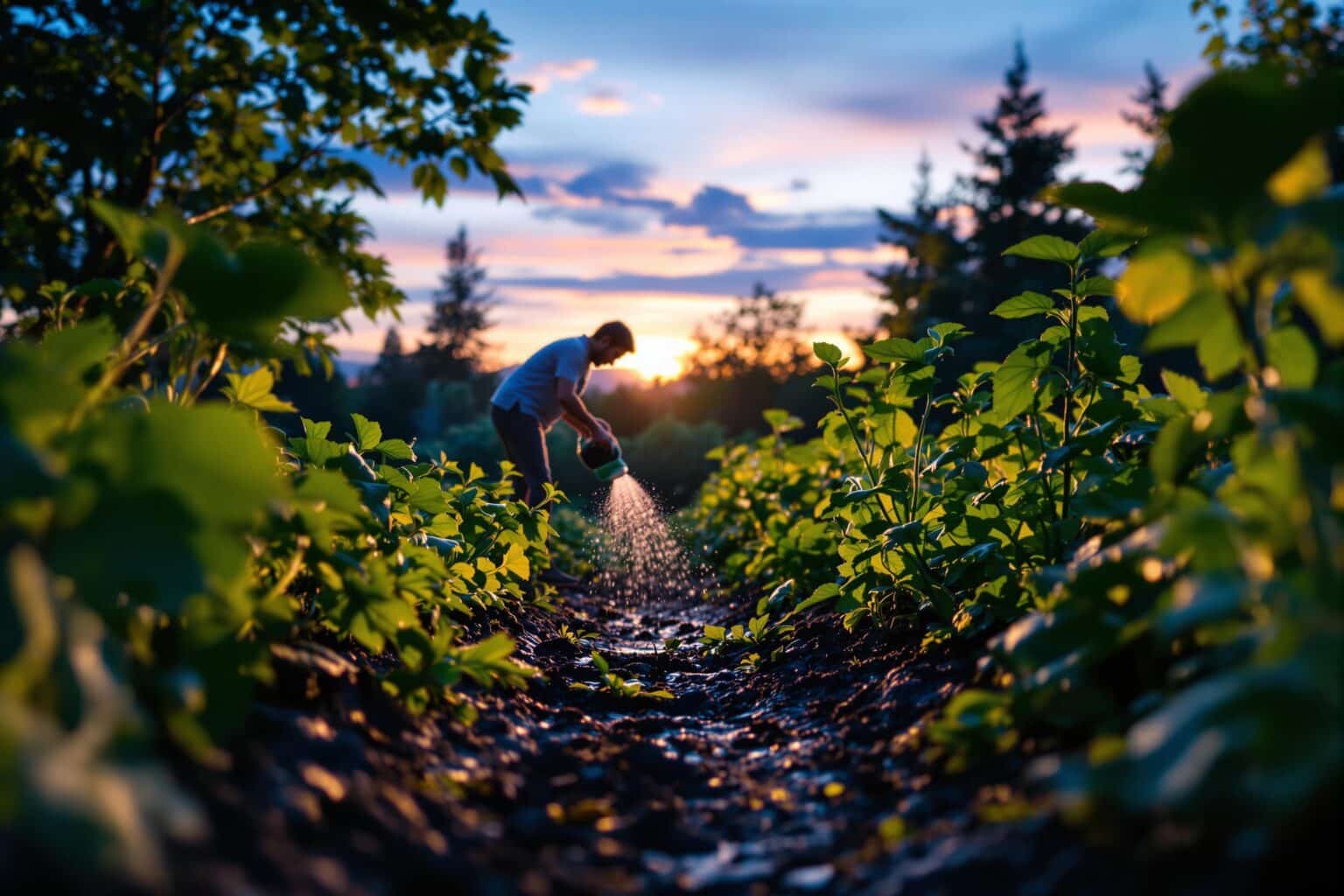 Canicule et potager : On vous explique s’il faut arroser le soir ou le matin
